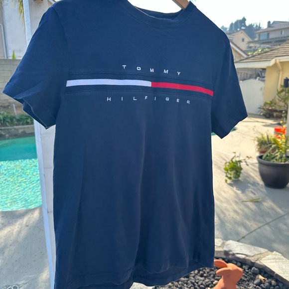 Tommy Hilfiger navy blue tee shirt - Picture 3 of 4
